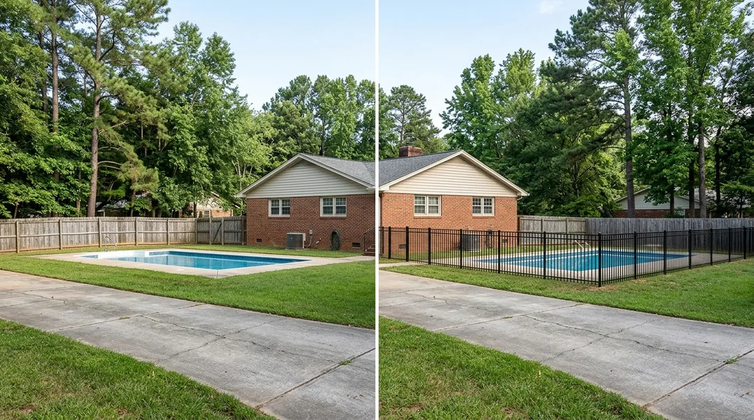 Fencing New Subdivisions from Durham Toward Chapel Hill