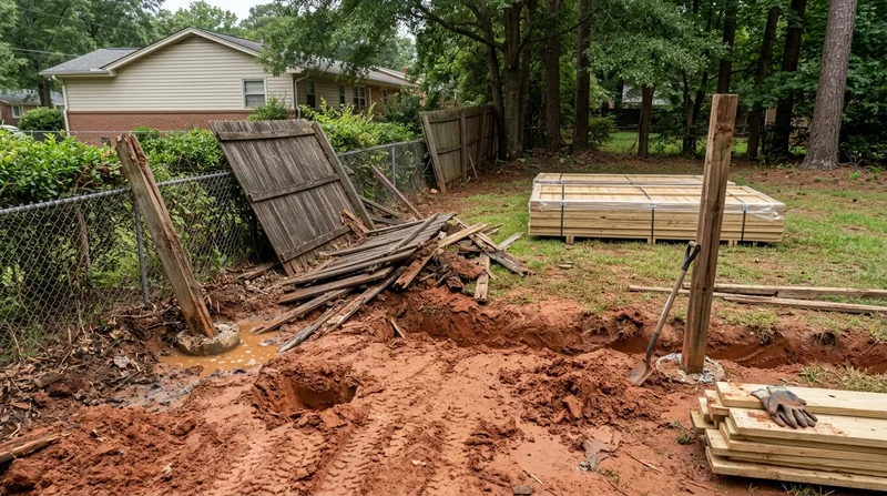 Fence Replacement & Removal Durham