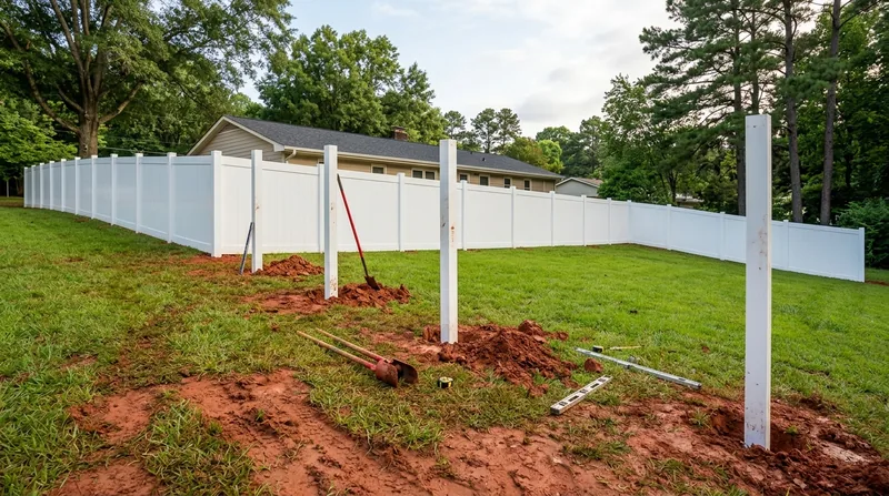 Vinyl & PVC Fence Installation Durham