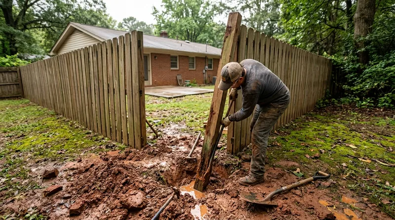 Fence Post Repair & Replacement Durham